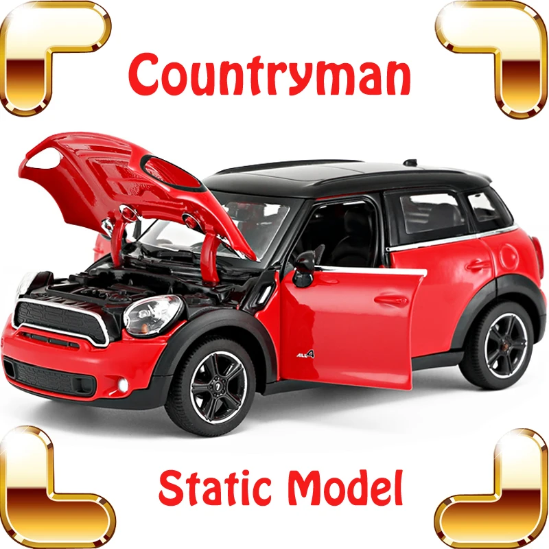 Рождественский подарок Countryman 1/24 модель Металлическая Автомобильная коллекция