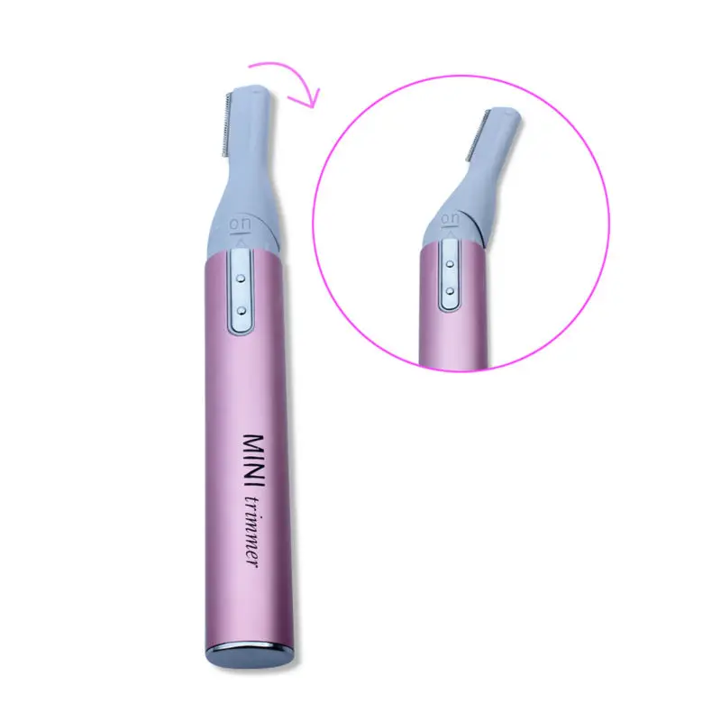 Mini Rotatable Lady Hair Trimmer Razor Eyebrow Shaver Lady Remover Electric  (1)