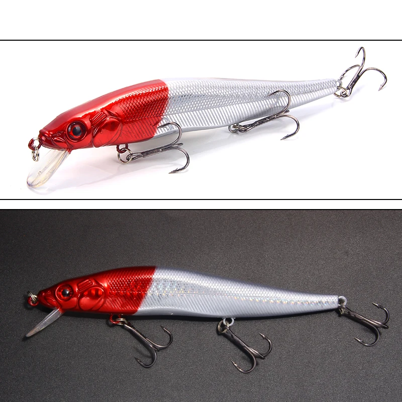 CRANK приманки 1 шт. жесткая Приманка Minnow рыболовная приманка с 3 * рыболовными