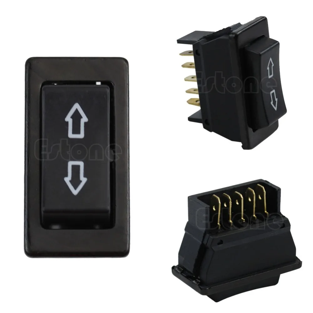 DC 12V 20A Universal Auto Car Power Window Switch 5 pin ON/OFF SPST
