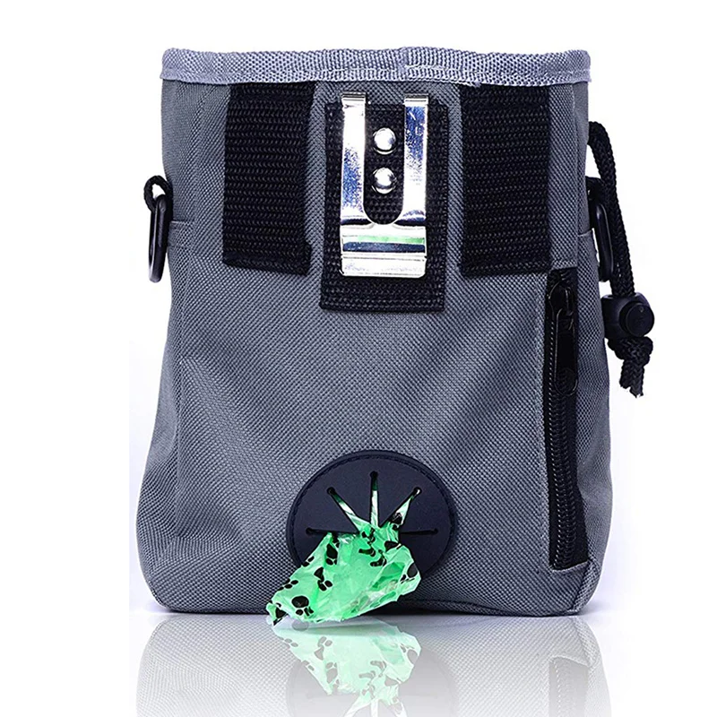 

Dog Treat Training Pouch, Multipurpose Easily Carries Pet Snacks, Pet Toys, Built-in Poop Bag Dispenser, 3 Ways to Wear