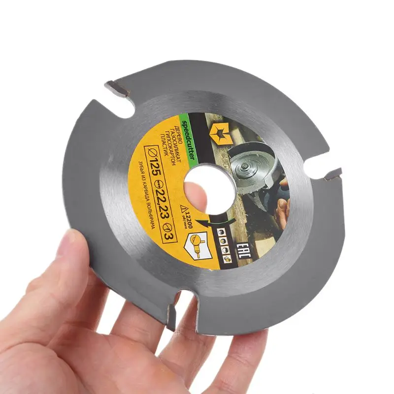 125mm 3T Circular Saw Blade Multitool Wood Carving Cutting Disc Grinder Carbide Power Tool Attachments