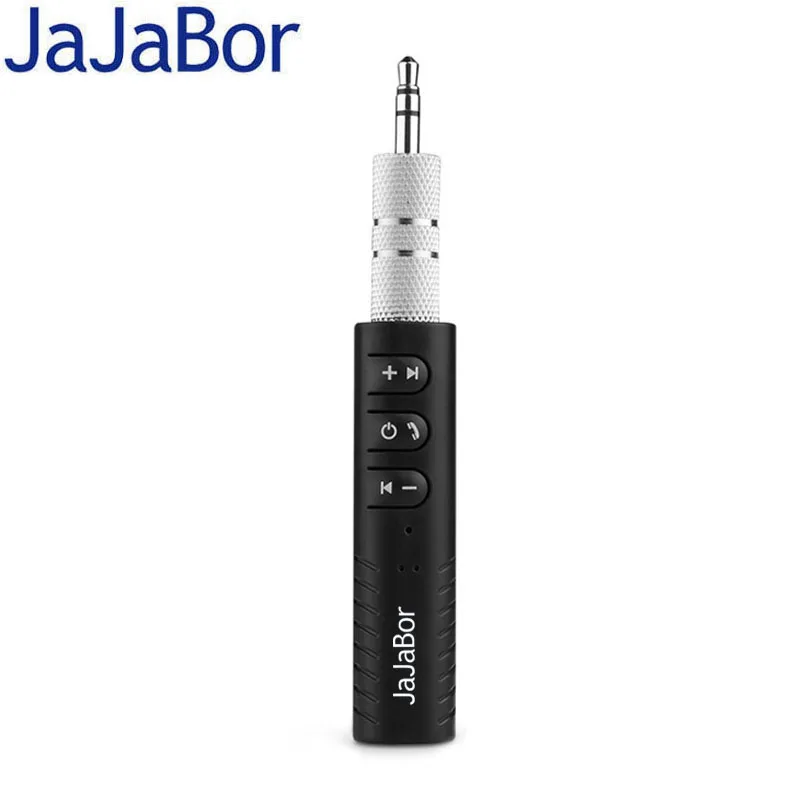 JaJaBor мини беспроводной Bluetooth AUX аудио музыкальный приемник автомобильный комплект Hands free 3,5 мм вспомогательный приемник адаптер Автоспуск с зажимом
