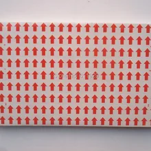 Оптовых партий красная стрелка бумага stickers12x9mm, 13230 шт в партии/ этикеток/DIY упаковочные этикетки/пользовательские наклейки/бирки