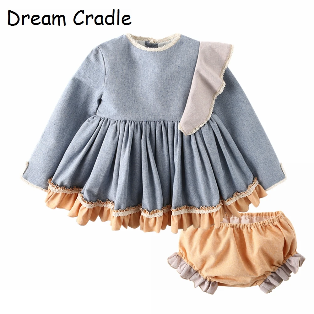 Dream Cradle/Новое поступление 2019 года Детские испанские платья для девочек