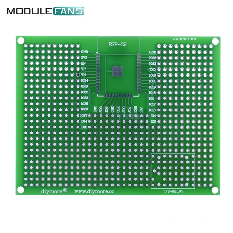 5 шт. 7x9 см 70X90 мм прототип печатной платы макетная плата для ESP8266 ESP-12E ESP-12F ESP32 ESP-32S двухсторонний прототип печатной платы