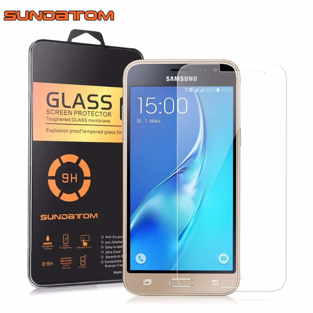 HD Clear Glass Screen Protector for Samsung J3 2016 J320 SM-J320 Tempered Glass