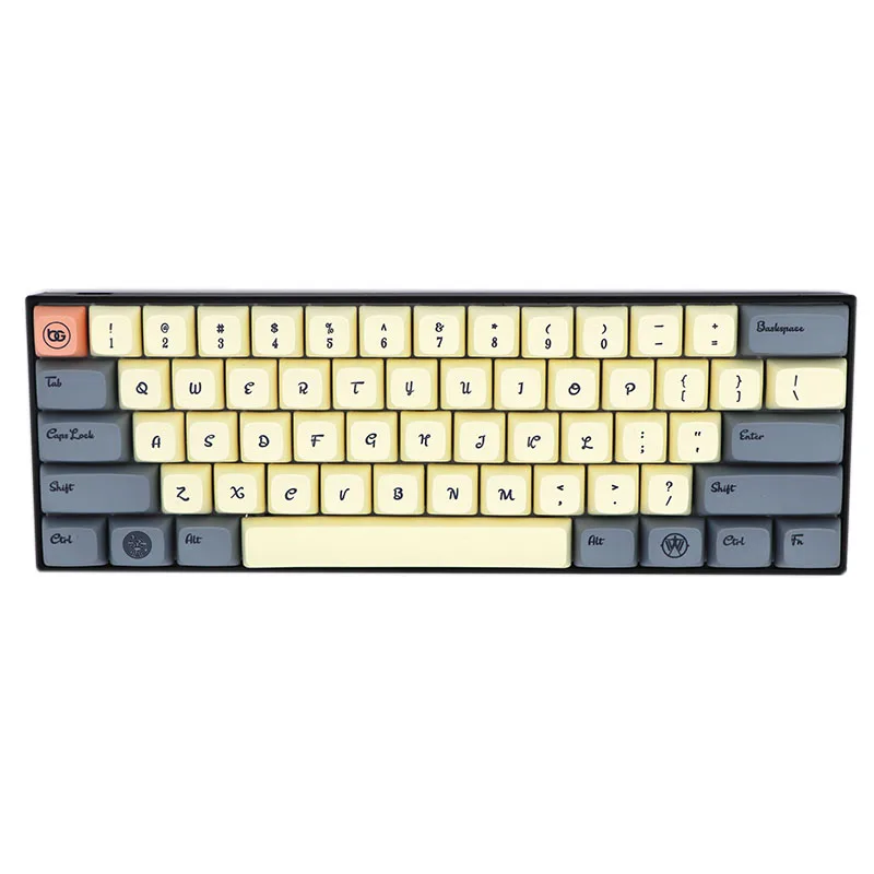 BGKC XDA Western world Тепловая сублимационная печать на красителе, PBT keycap для проводной USB механической клавиатуры Cherry MX switch keycaps