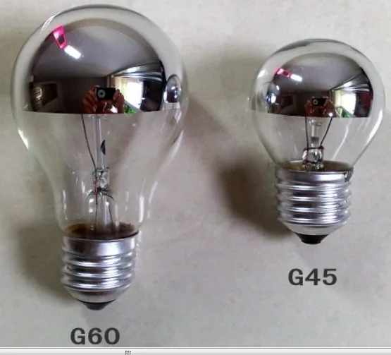5 pcs/lote miroir ampoules halogène ampoule grosse vis Chrome plaqué  ampoules éclairage intérieur gros livraison gratuite | AliExpress