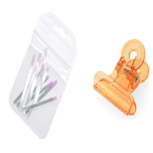1 pack + 1 pcs Pizzicare Tool Set In Fibra di Vetro Professionale per la Nail Seta Estensione Unghie, sagome Acrylic Tips Nail Salon