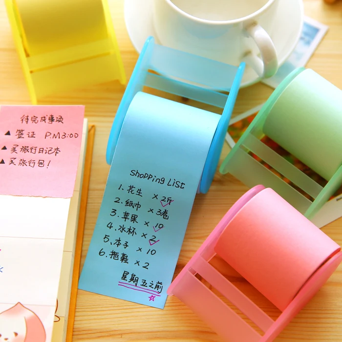 

1 x fluorescent paper sticker memo pad sticky notes post it sticky notes kawaii stationery material escolar school supplies