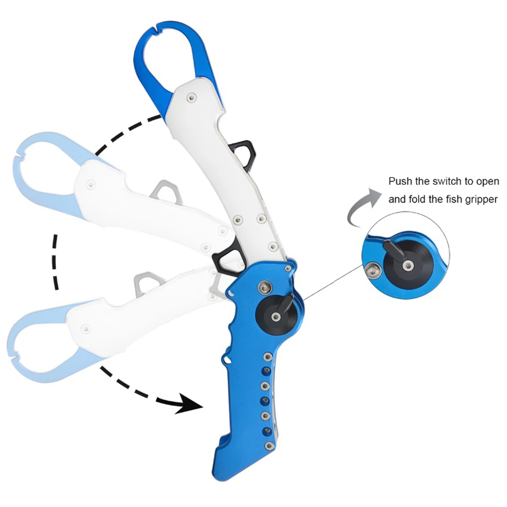 LGFM-Складная Алюминиевая рыбка для губ захват Захват 50 кг/110lb сверхмощный морской захват рыболовные инструменты аксессуары Карп Рыбалка Ta