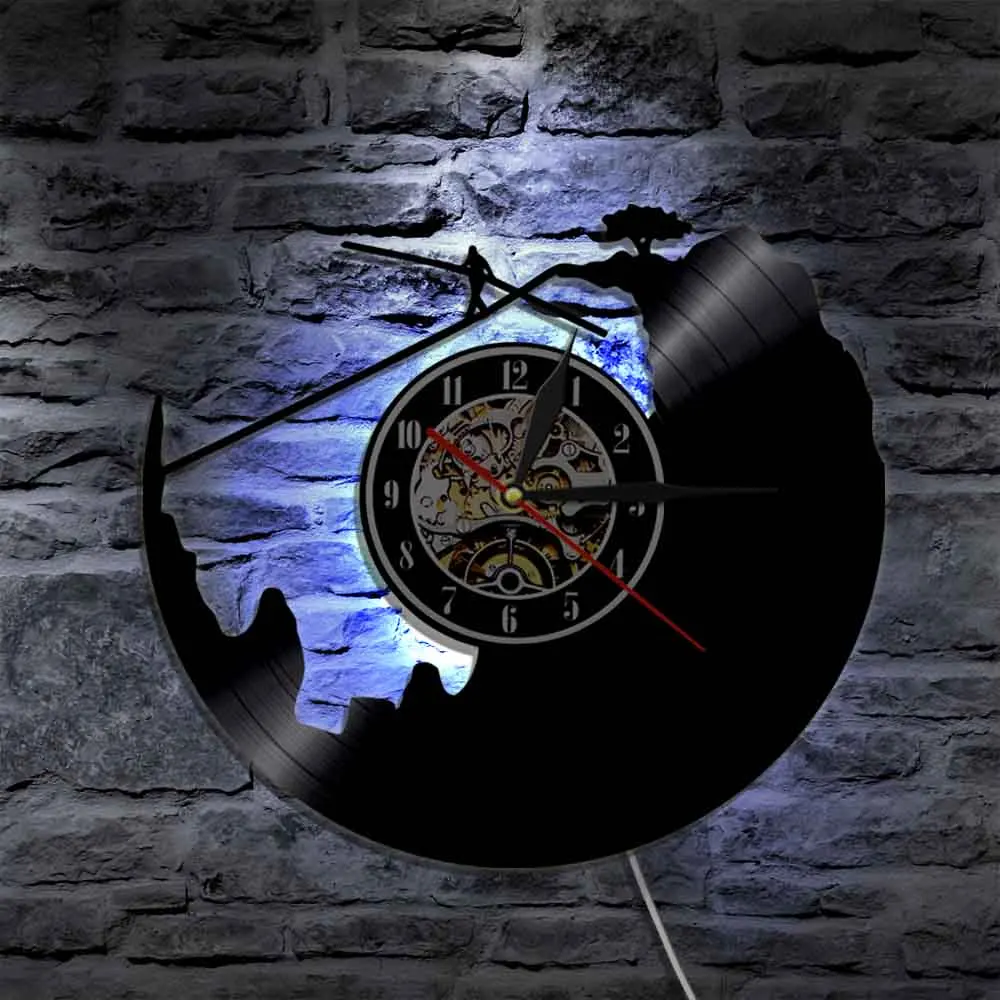 Sport Vinyl Lp Record Led Wall Light 12inch Timepiece 3d Decorative ...