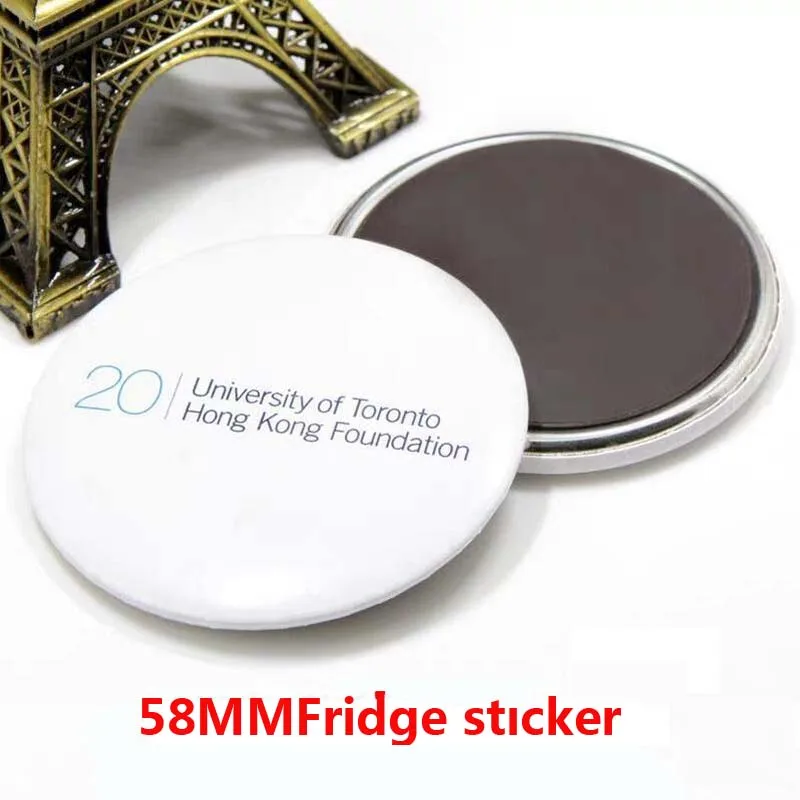 50 PCS Customizable Multi-Function Magnetic Refrigerator Stickers Magnetic Message Board Beer Opener DIY Crafts Materials