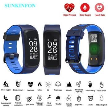 

F26 Smart Watch Bracelet Blood Pressure Oxygen Heart Rate Monitor Fitness Tracker Smart Wristband for OPPO R9s R9 R7s R7 R7 Plus