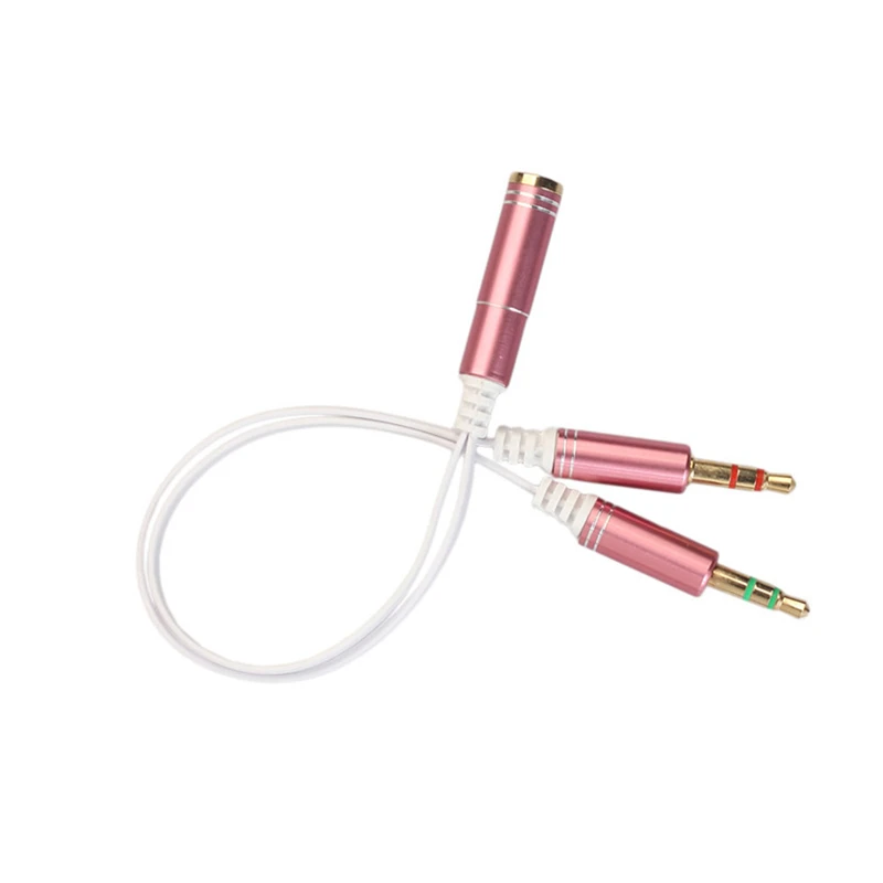 Rankman Splitter AUX Cable 2 Male to Female with Mic 3.5 Jack Extension Audio Cable for Speaker Phone Car Earphone Rankman Splitter AUX Cable 2 Male to Female with Mic 3.5 Jack Extension Audio Cable for Speaker Phone Car Earphone