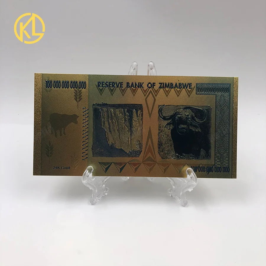 Горячая распродажа 10 шт./лот Высококачественная цветная банкнота из Зимбабве