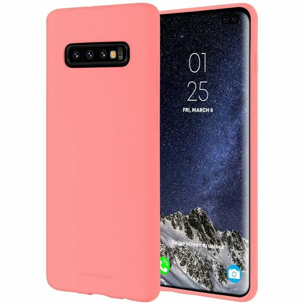 Mercury Goospery мягкая на ощупь желе матовой резины чехол для samsung Galaxy S10 S10 плюс S10e