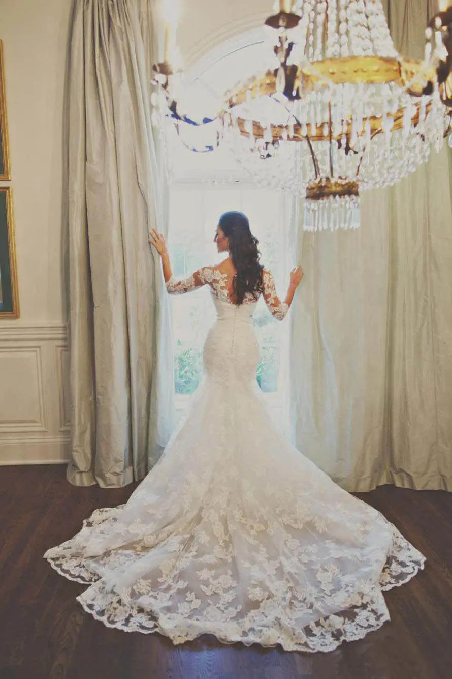 Vestido-De-Noiva-Vintage-Lace-Wedding-Dresses-2021-Long-Sleeve-Sheer-Handmade-Mermaid-Bridal-Gowns-Sweep
