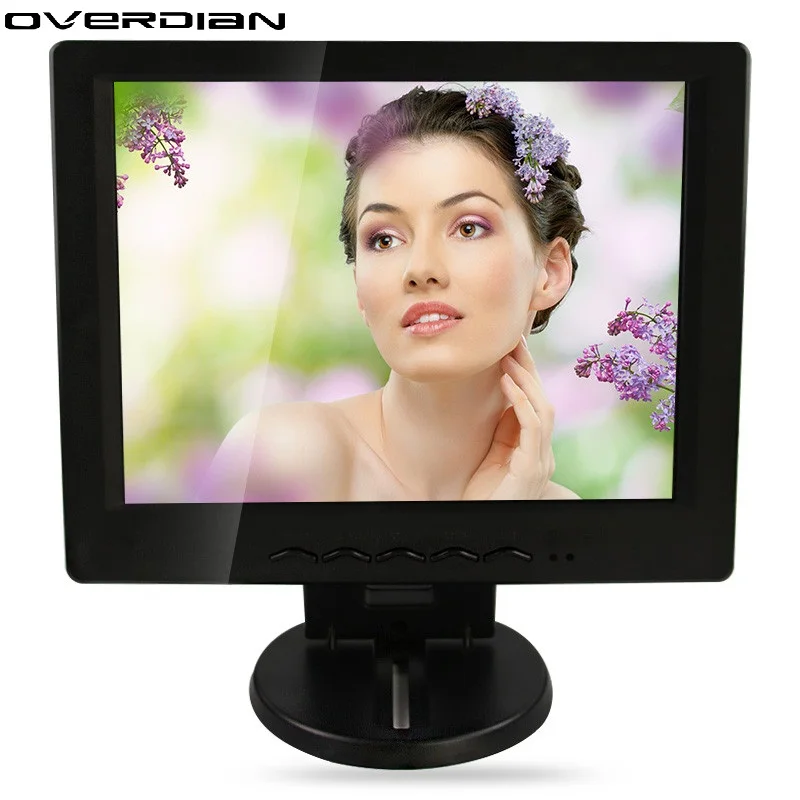 

12/12.1" VGA/HDMI/AV/TV/USB Connector Plastic Monitor Super High Resolution Song Machine Cash Register Square Screen Lcd Monitor