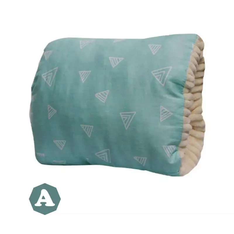 Детская Хлопковая подушка для рук Грудное вскармливание моющаяся детская подушка для кормления ребенка подушка для защиты головы ребенка подголовник подушка - Цвет: A