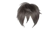 Mcoser 30 см короткие темно серый цвет синтетические парики для косплея высокотемпературное волокно WIG-622G