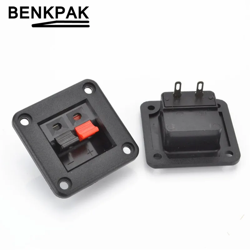 

2PCS Push Type Speaker Terminal Board 2 Positions Speaker terminal