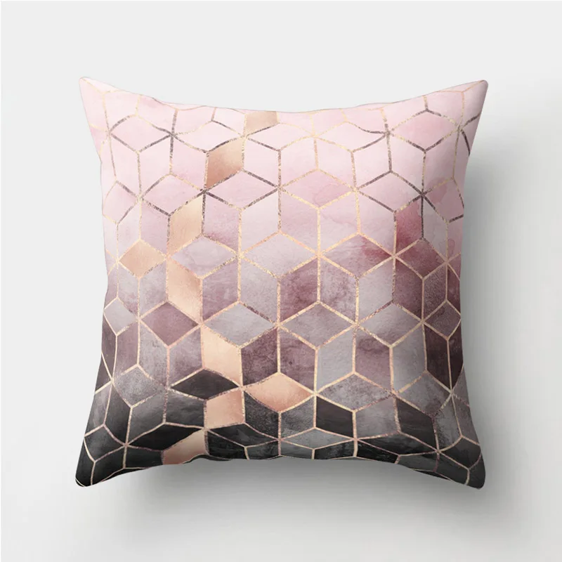 Decorative pillow set Geometric Printed Pillow Case Cover Square 45cm*45cm Polyester Pillowcase Home Decorative zara*women 1pcs