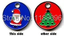 

Wholesale and retail Low price Chritmas Tree/Santa Trolley Token Key Ring Coin Dog Collar Locker Golf Marker hl50197