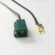 Автомобильный ТВ Удлинительный кабель SMA штекер в Fakra E женский кабель RF RG174 20 см 8 дюймов