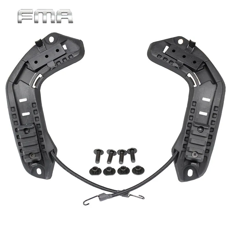 FMA ARC Helmet Side Rails Mount Adapter With Lanyard For OPS Core