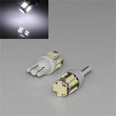 

2 PCS Car LED Light External Car Plate Lights Bulbs Lamp 7W 12V T10 24 SMD 1206