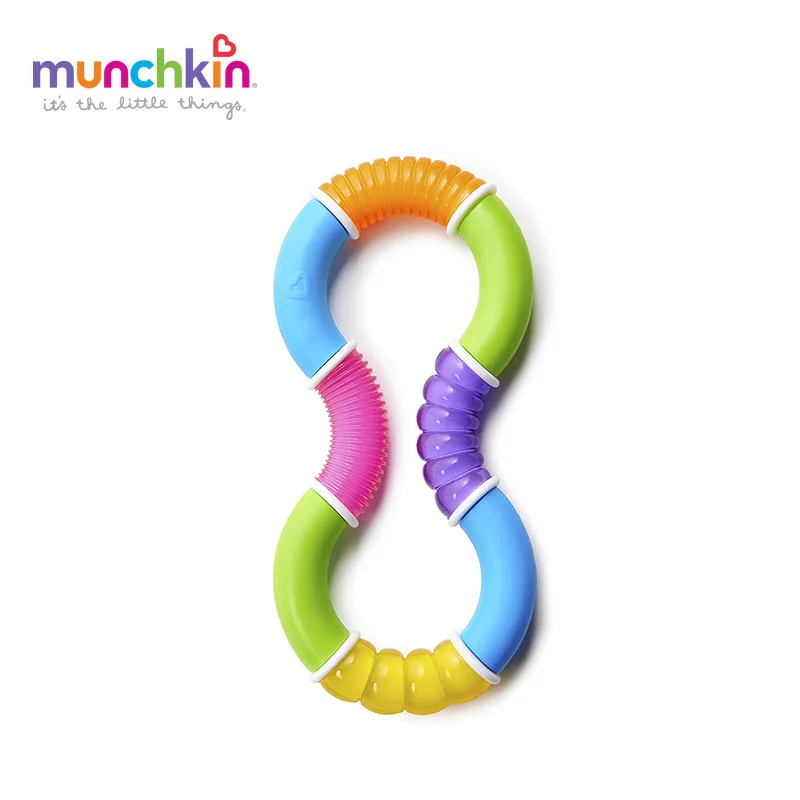 

Munchkin Twisty Figure 8 Teether Baby Teething Toy bpa free silicone teether