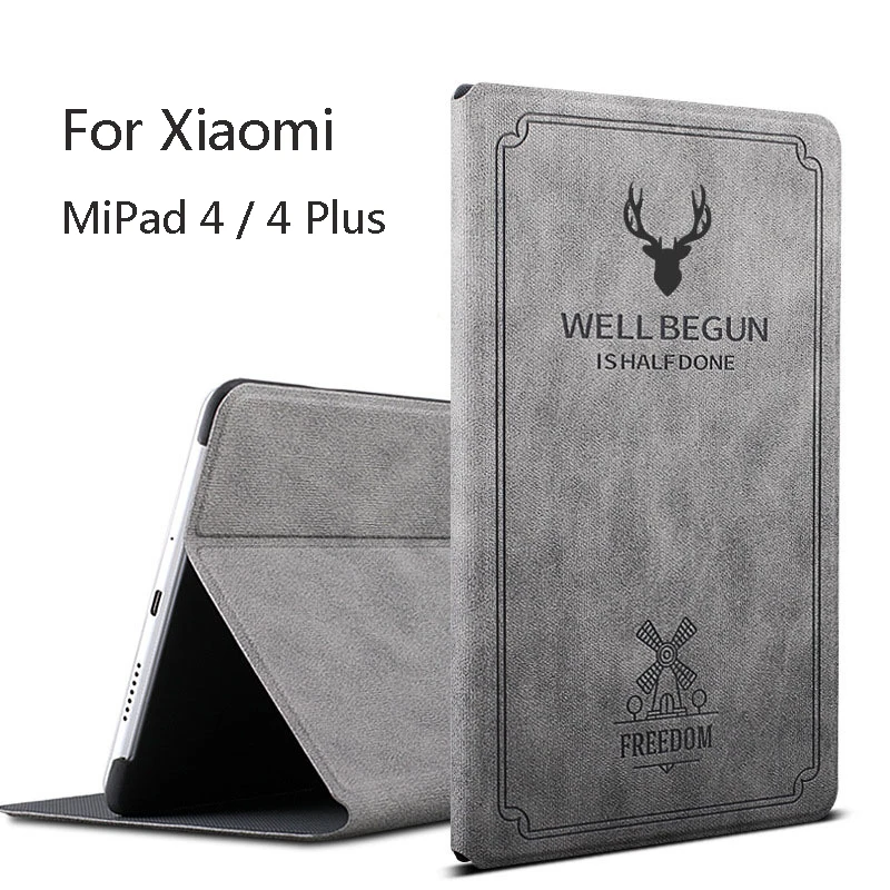 

For Xiao Mi Pad 4 plus / Pad 4 Smart Case tablet PU Leather Flip Cover MIPAD 4 8" / 10.1" full Protector Sleeve