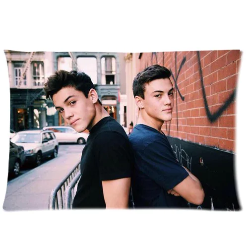 Hot Dolan Twins Pillow Case Covers Youtube Custom Pillowcase Gifts Two Sides Rectangle Bed Pillowcases 20x30 | Дом и сад