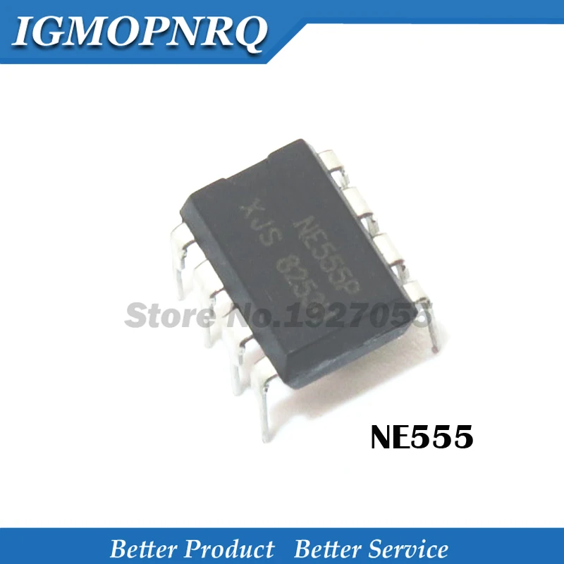 20pcs NE555P NE555 DIP8 одиночный Высокоточный Таймер Новый|Интегральные схемы| |