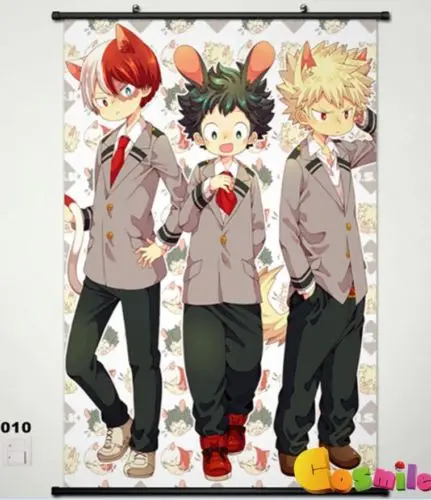 

My Hero Academia Katsuki Bakugo Home Decor Japanese Anime Wall poster Scroll