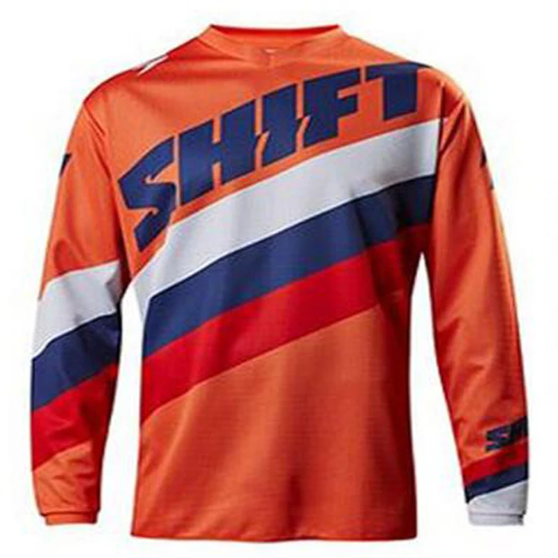 Brand New Men's Moto GP Mountain Bike Motocross Jersey BMX DH MTB T Shirt Clothes Blue RED White