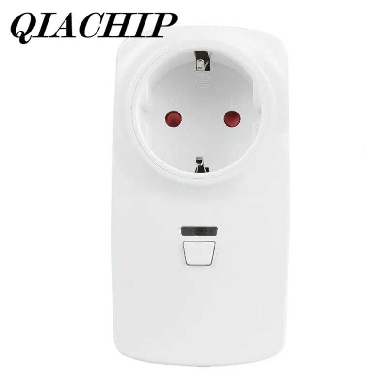 

QIACHIP WiFi Smart Plug Home Smart Socket Work with Amazon Alexa Google Home Schedule Function App Remote Control EU Plug DS35