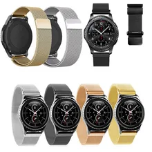 22 мм ремешок для samsung Шестерни S3 классические часы пограничника Band для samsung S2 браслет ремешок для Xiaomi Huami Amazfit Bip темп Lite