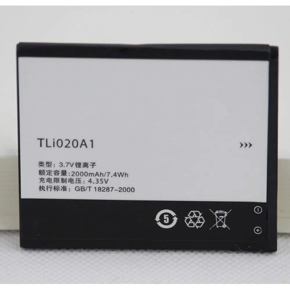 Аккумулятор TLi020A1 для Alcatel OneTouch Pop Star LTE A845L / POP S3 5050A 5050Y 5050X 5065D TCL J738M J736L D920 J730U 2000 мАч |