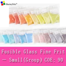 COE 90 Малый размер Fine Frit плавкий прозрачный цвет опал цвет стекло точки DIY ремесло лэмпворк