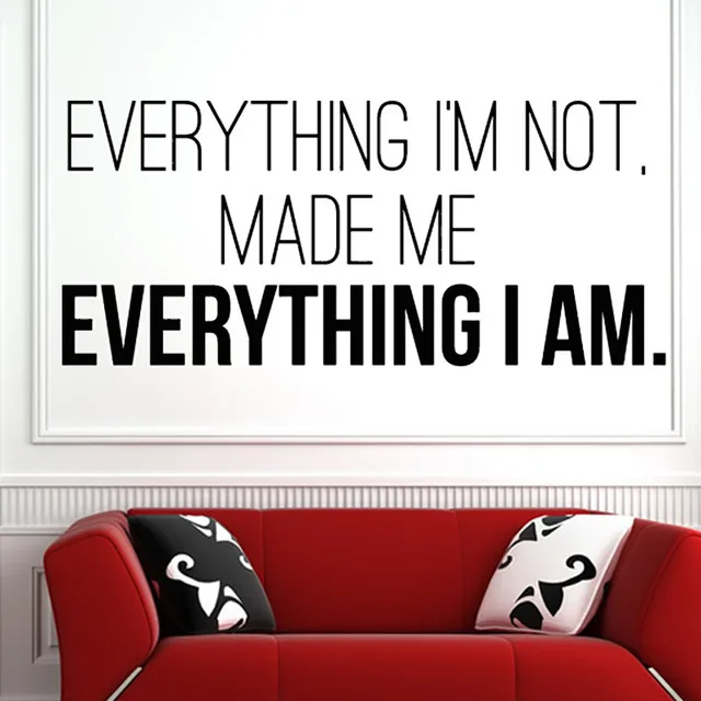 Wall Decor Sayings aliexpress : buy made me everything i am pvc removable wall Wall Decor Sayings aliexpress : buy made me everything i am pvc removable wall