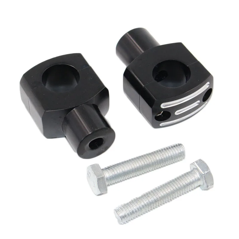 2 шт Универсальный 1 ''25 мм алюминиевый черный руль мотоцикла стоячий зажим для пользовательских поплавок