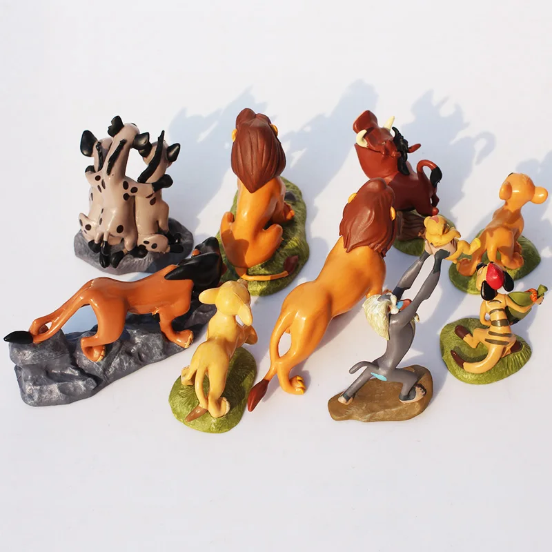 С принтом "Король Лев: Симба ПВХ игрушки Фигурки классический мультфильм игрушки подарки для детей 9 шт./компл