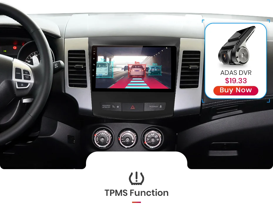 Top AWESAFE 2Din Headunit Android 8.1 4+64G CarPlay Radio Cassette Audio Multimedia Player For Mitsubishi Outlander xl 2 2005-2011 15