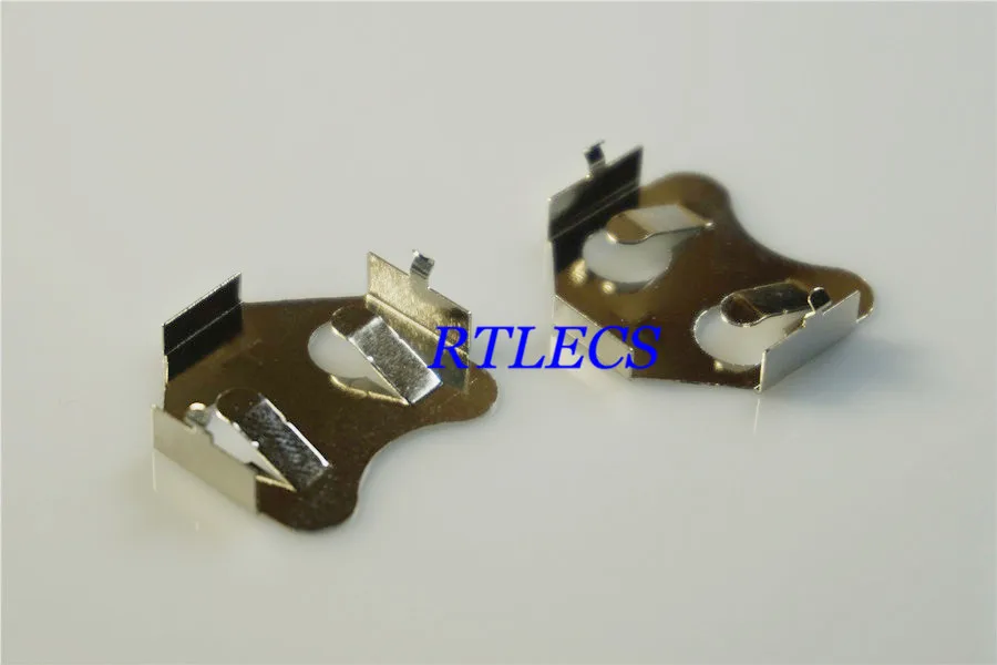 

10pcs CR2032 CR2025 CR2020 Battery Button Cell Holder Through Hole Case Battery Socket Connector PCB Solder Nickel Plate 3003