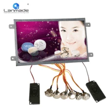 Внешняя кнопка Крытый 10,1 дюймовый ЖК-маленький монитор usb видео плеер реклама цифровая вывеска