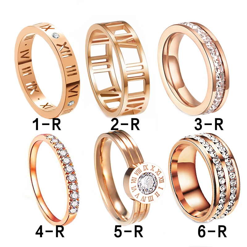 

Charm Silver color Rings For Women Bijoux Crystal Engagement stainless steel jewelry wholesale fashion ring women and men