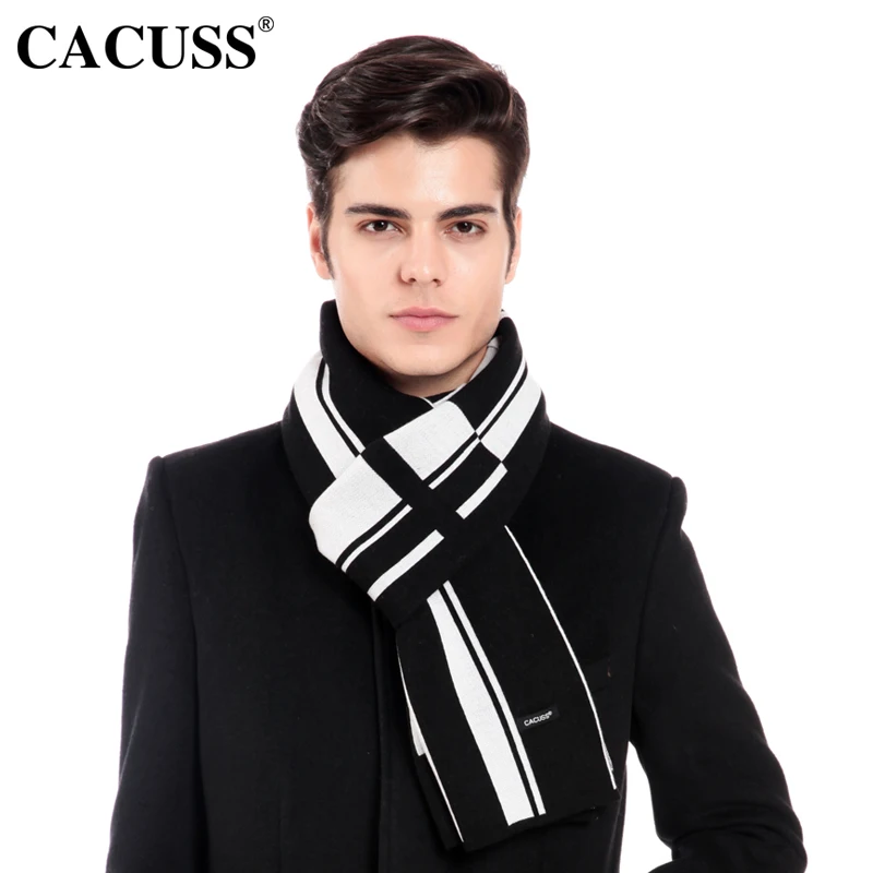 Cacuss brand winter scarf men wool scarves thcik soft scarf high grade